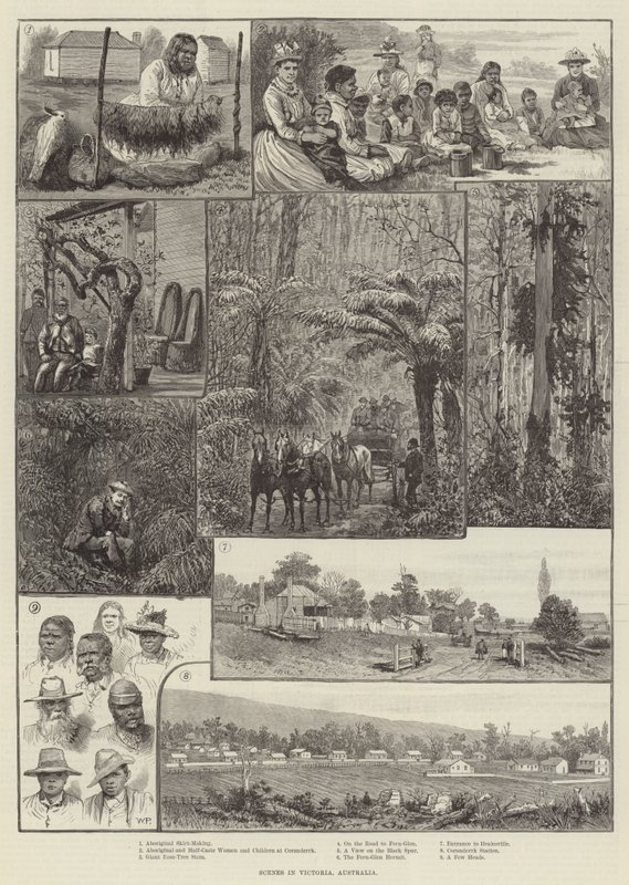 Scènes à Victoria, Australie - Walter Paget