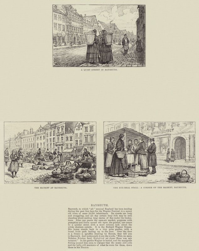Croquis de Bayreuth - Walter Paget