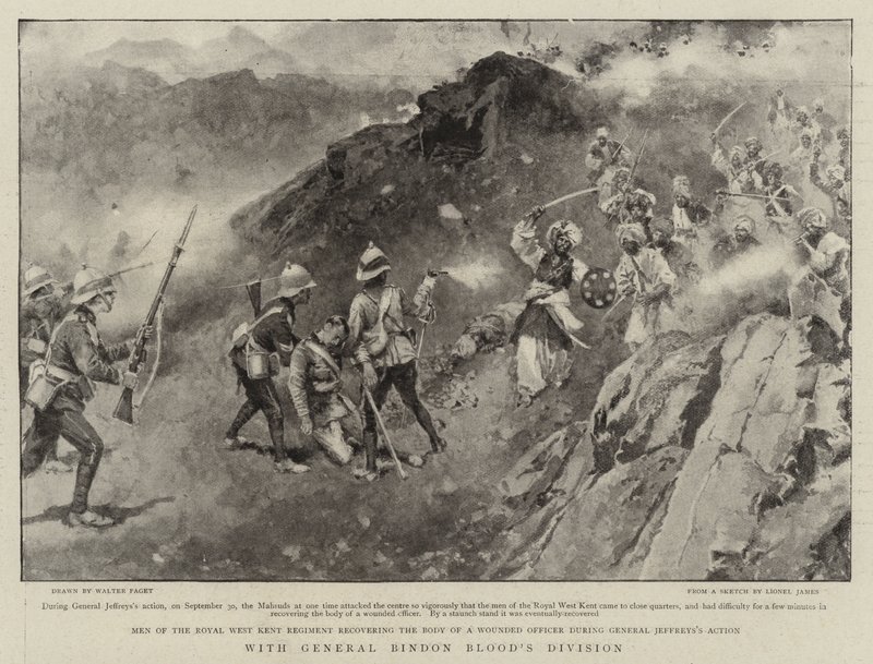 Avec la division du général Bindon Blood - Walter Stanley Paget