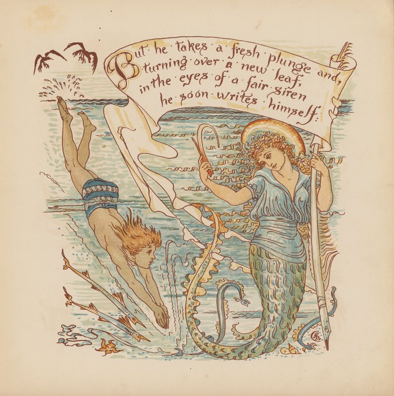Illustration pour Pothooks and Perseverance de Walter Crane - Walter (after) Crane