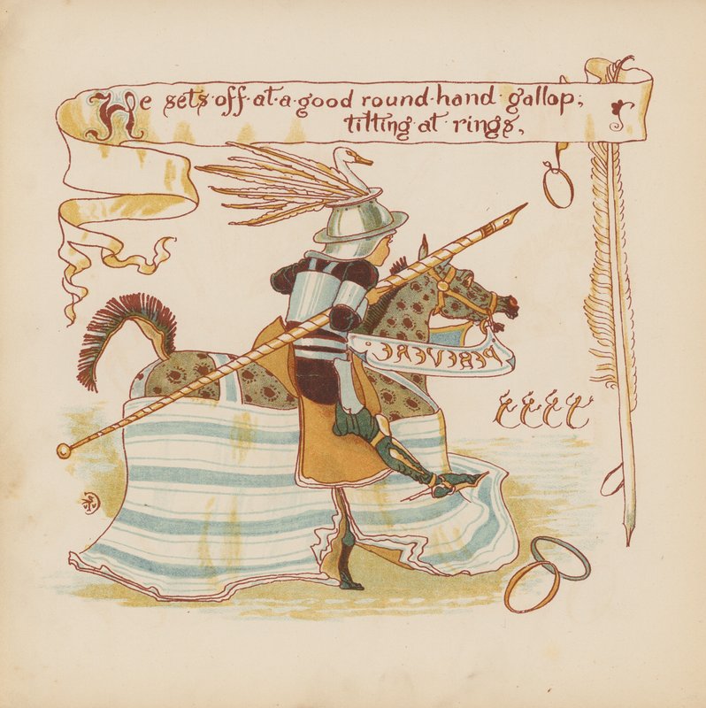 Illustration pour Pothooks and Perseverance par Walter Crane - Walter (after) Crane