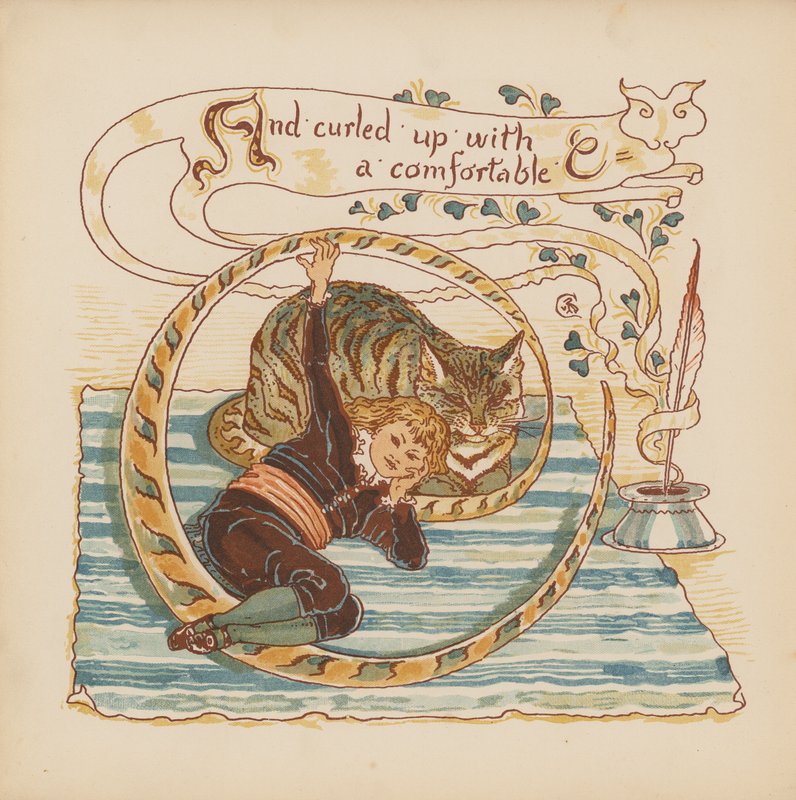 Illustration pour Pothooks and Perseverance par Walter Crane - Walter (after) Crane
