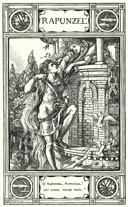 Raiponce (gravure) - Walter (after) Crane