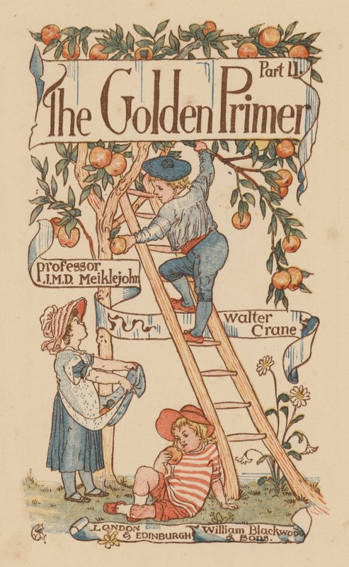 Illustration de la page de titre pour The Golden Primer - Walter (after) Crane