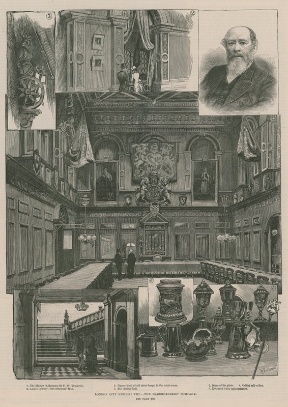 Guildes de la ville de Londres : La Compagnie des Merciers (gravure) - Walter Bothams