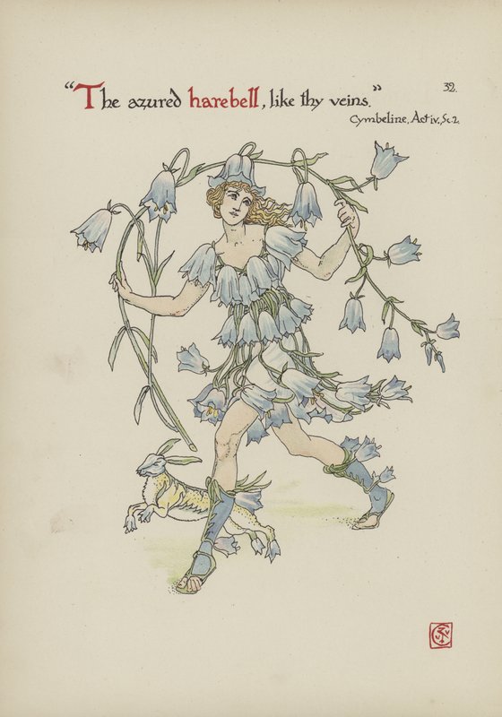 Fleurs du jardin de Shakespeare - Walter Crane
