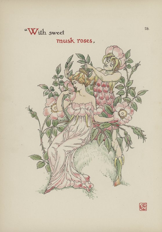 Fleurs du jardin de Shakespeare - Walter Crane