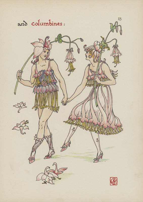 Fleurs du jardin de Shakespeare - Walter Crane