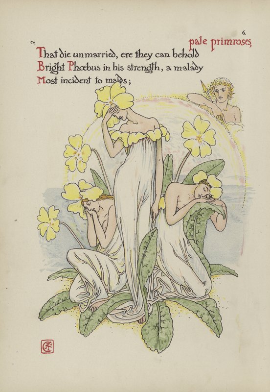 Fleurs du jardin de Shakespeare - Walter Crane