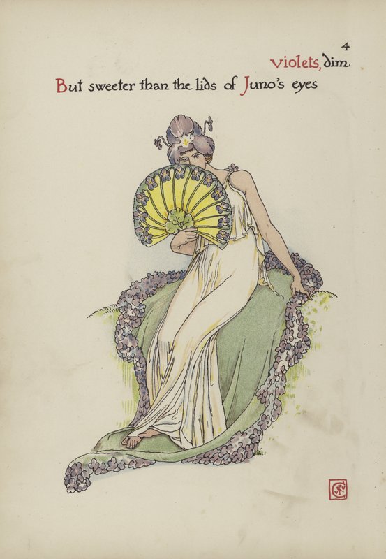 Fleurs du jardin de Shakespeare - Walter Crane