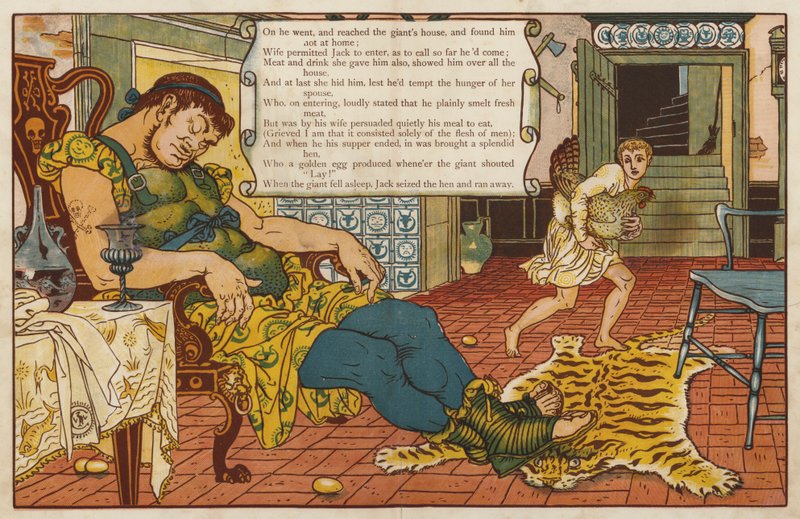 Jack et le haricot magique - Walter Crane