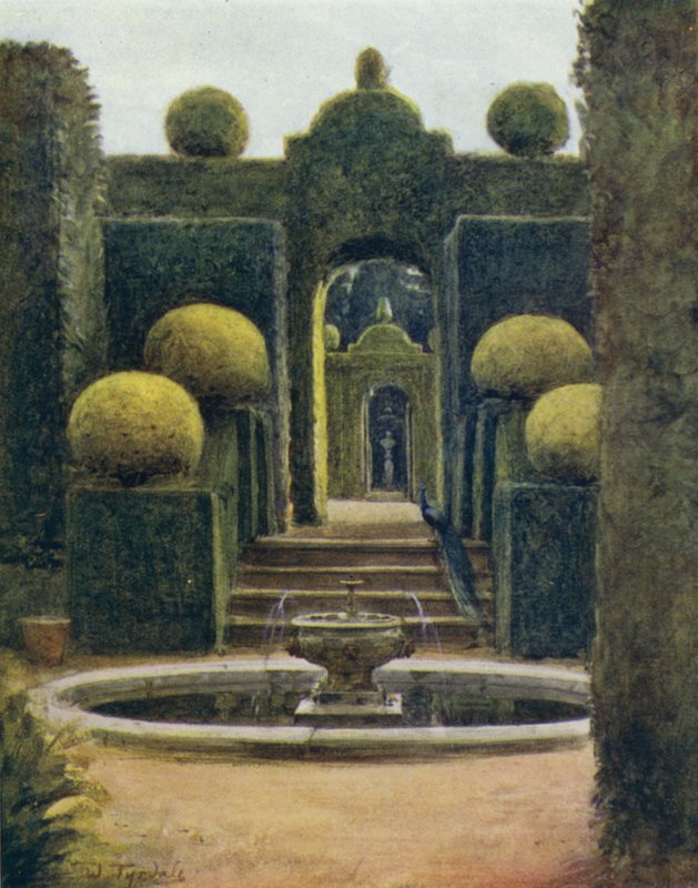 La Nouvelle Forêt : Dans le jardin du parc de Brokenhurst - Walter Frederick Roofe Tyndale