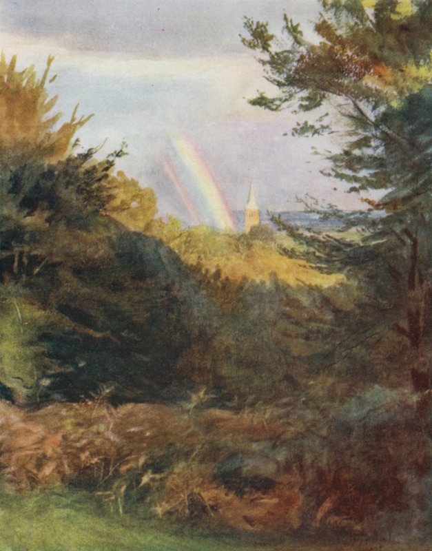 La Nouvelle Forêt : Église de Lyndhurst depuis Emery Down - Walter Frederick Roofe Tyndale