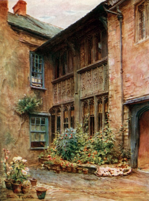 La cour du Luttrell Arms, Dunster - Walter Frederick Roofe Tyndale