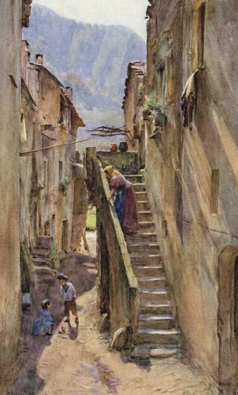 Vicolo del Ponte, Villa Nuova Di Albenga, Italie - Walter Frederick Roofe Tyndale