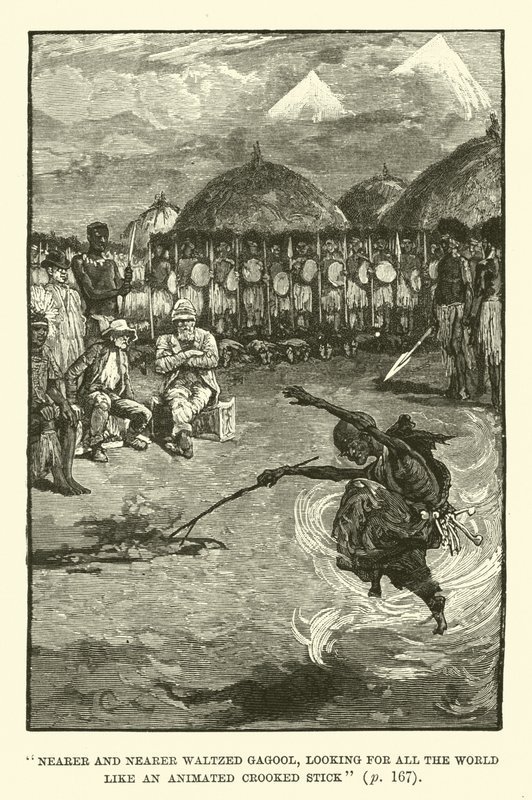 Illustration pour Les Mines du roi Salomon par H. Rider Haggard - Walter Paget