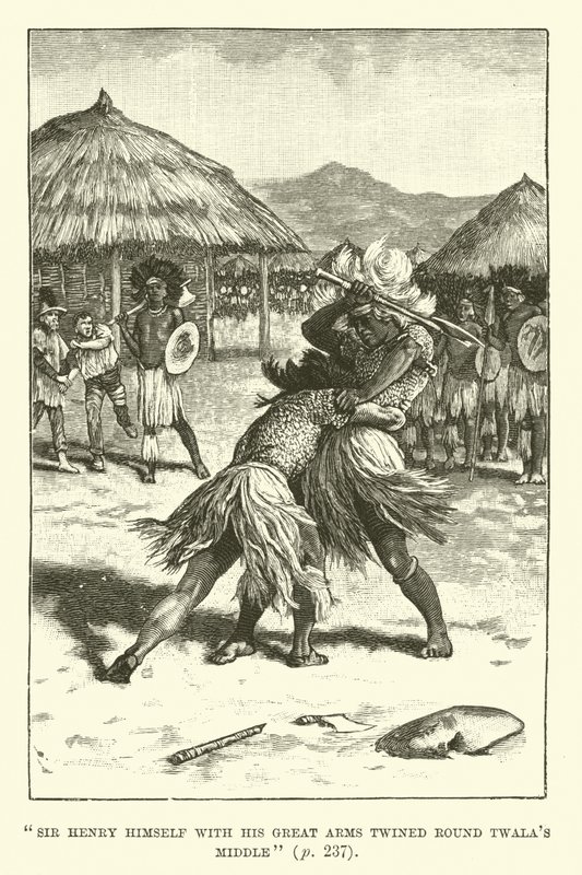 Illustration pour Les Mines du roi Salomon par H. Rider Haggard - Walter Paget