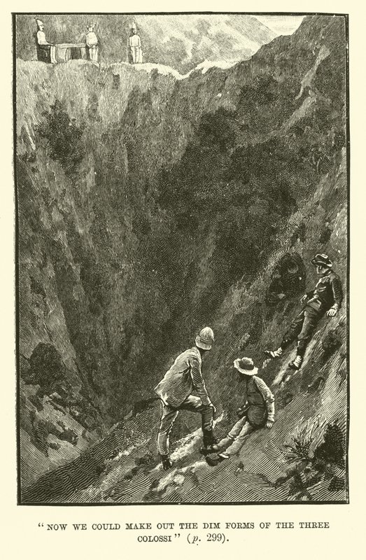 Illustration pour Les Mines du roi Salomon par H. Rider Haggard - Walter Paget