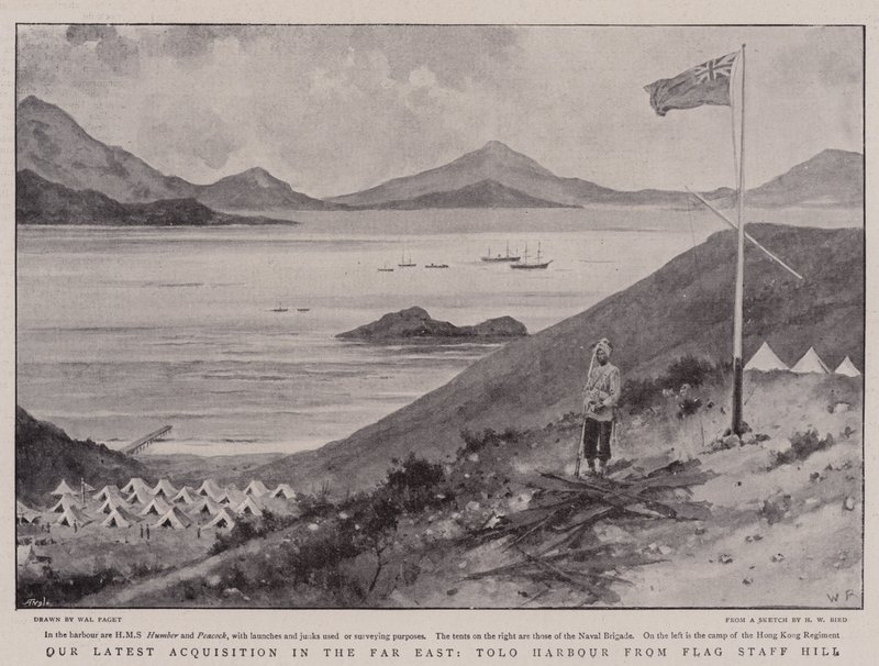 Notre dernière acquisition en Extrême-Orient, le port de Tolo depuis Flag Staff Hill - Walter Stanley Paget