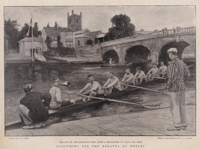Entraînement pour la régate à Henley - Walter Stanley Paget