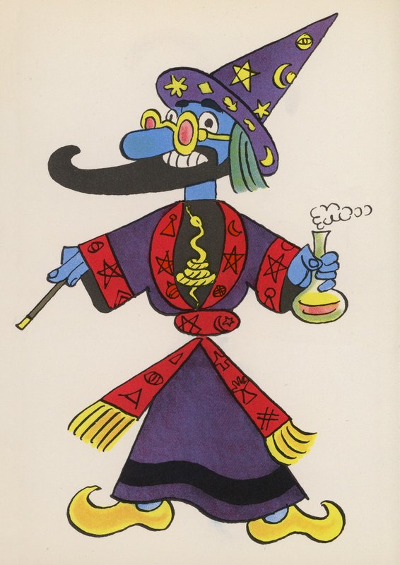 Figures des livres pour enfants : Magicien - Walter Trier