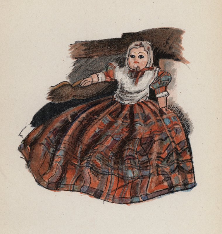 Vieux jouet peint par Walter Trier - Walter Trier