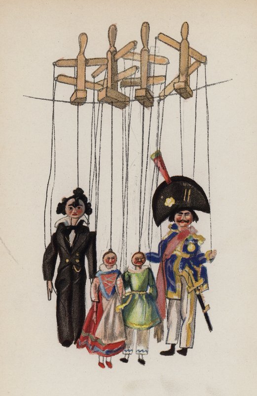 Vieux jouet peint par Walter Trier - Walter Trier