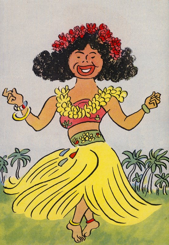 Costumes fous de Walter Trier : Hawaï - Walter Trier