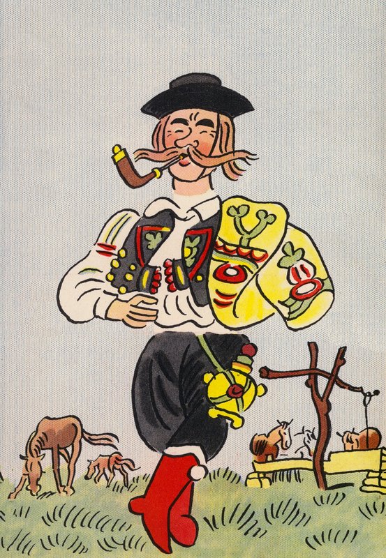 Les costumes fous de Walter Trier : Hongrie - Walter Trier