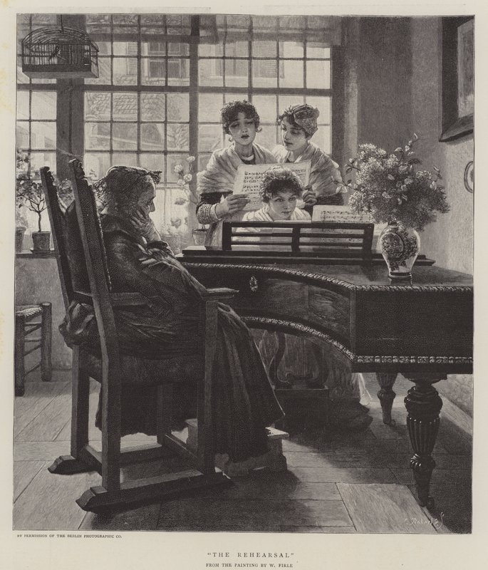 La répétition - Walther Firle