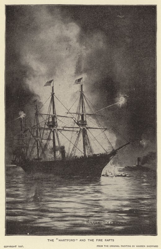 Le "Hartford" et les radeaux de feu - Warren Sheppard