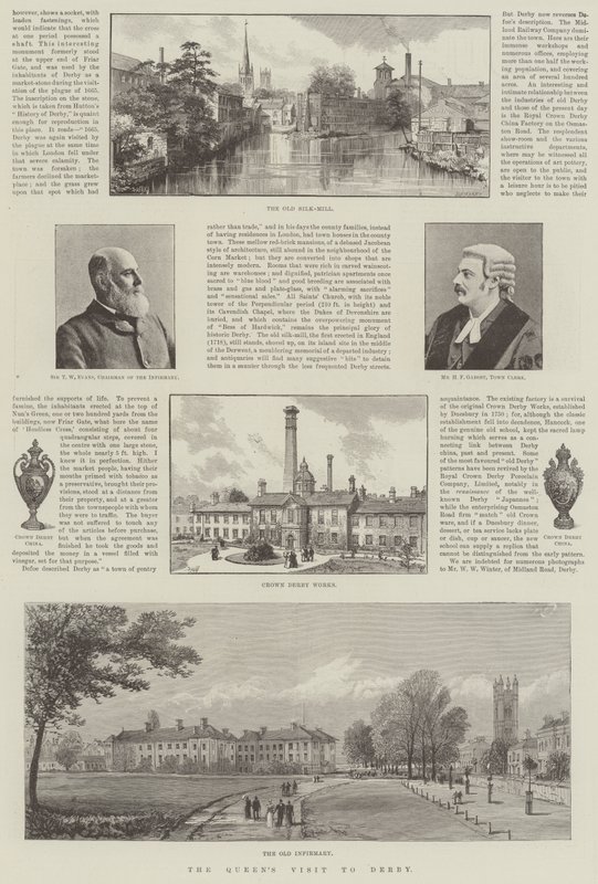 La visite de la reine à Derby - Warry
