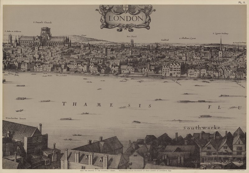 Panorama de Londres - Wenceslaus (after) Hollar