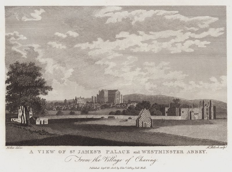 Vue du palais Saint-James et de l