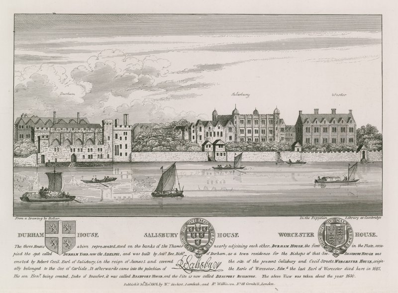 Maison de Durham, Maison de Salisbury et Maison de Worcester - Wenceslaus Hollar