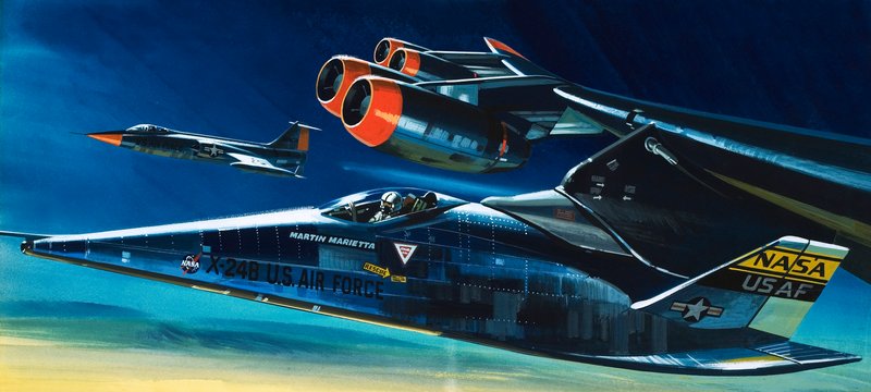 La navette Martin Marietta X-24B - Wilf (20th century) Hardy