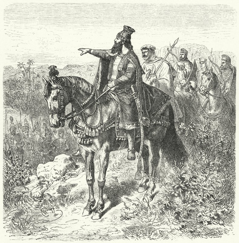 Cyrus le Grand, Empereur Perse - Wilhelm Camphausen