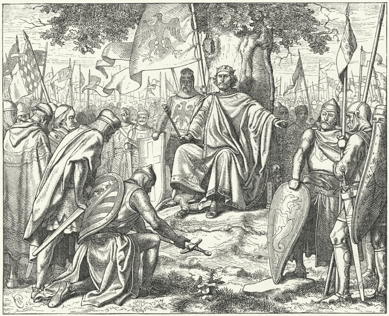 Soumission des princes saxons à l
