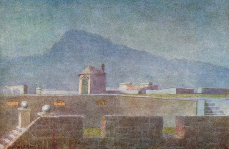 Sur les remparts du vieux château - Wilhelm Westhofen
