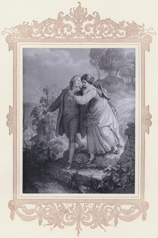 Hermann et Dorothée - Wilhelm von (after) Kaulbach