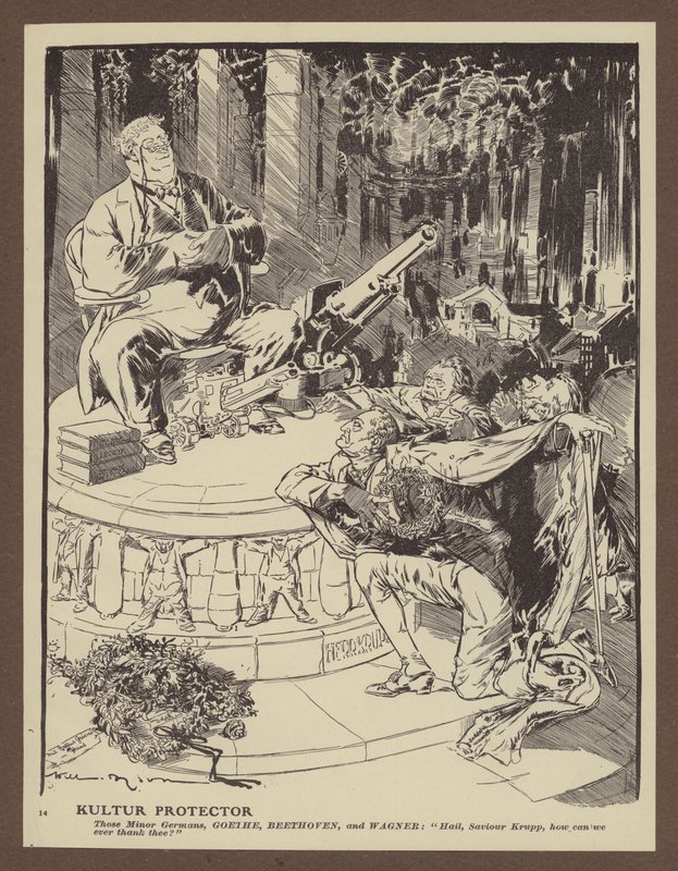 Protecteur de la culture (lithographie) - Will Dyson