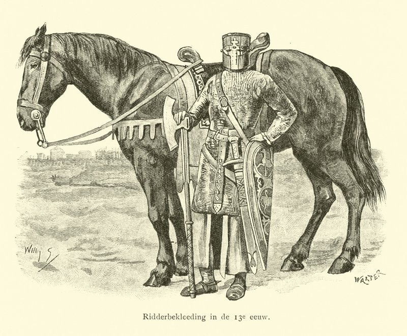 Chevalier en armure, XIIIe siècle - Willem II Steelink