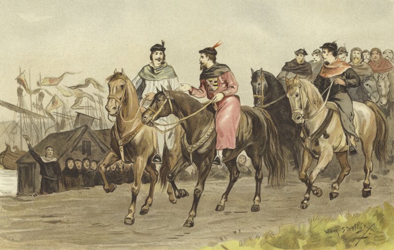 Floris V, Comte de Hollande, et Gijsbrecht IV d