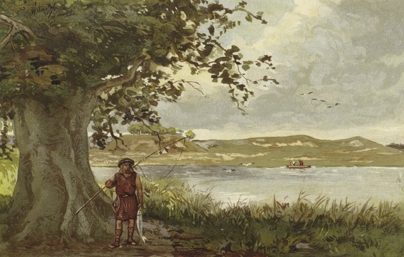 Vue du Hunenschans par l