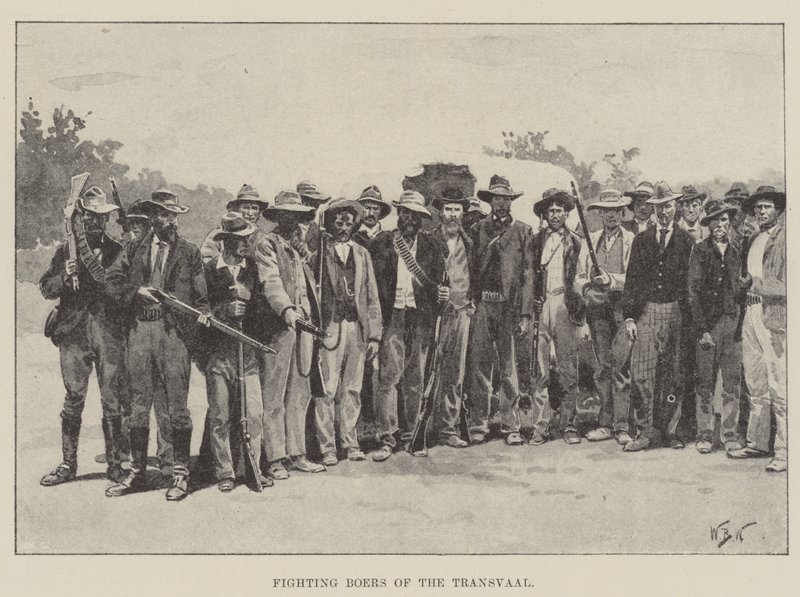 Combattants Boers du Transvaal - William Barnes Wollen