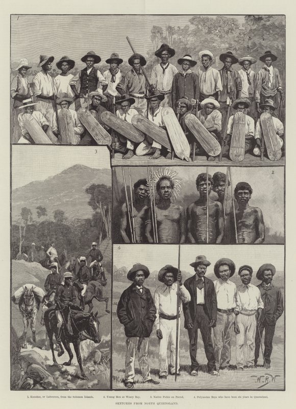 Croquis du nord du Queensland - William Barnes Wollen