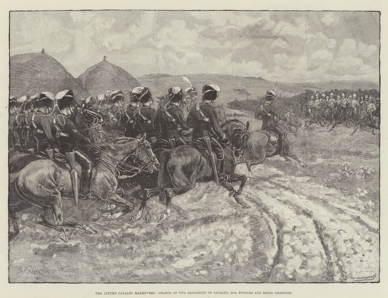 Les manœuvres de cavalerie d