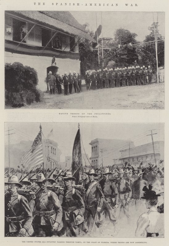 La Guerre hispano-américaine - William Barnes Wollen