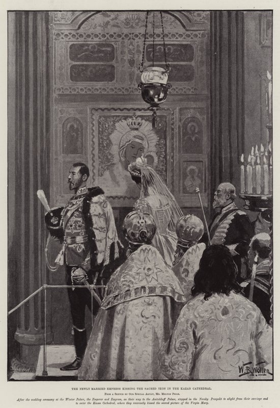 Le mariage de Nicolas II, tsar de Russie - William Barnes Wollen