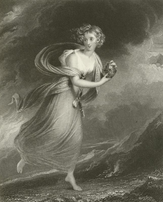 Psyché, revenant des royaumes de Pluton - William Beechey